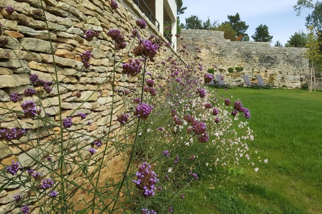 La Maison De L'Ecu : Charme Et Vue Incroyable 본느 외부 사진